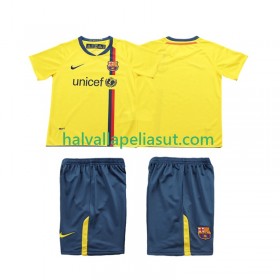 Jalkapallo Pelipaidat/Peliasut FC Barcelona 2008 2009 Retro Lasten Vieraspaita Lyhythihainen